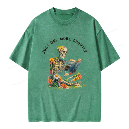 Pagewings Just More Chapter Unisex Washed T-shirt