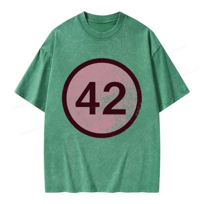 Pagewings 42 Unisex Washed T-shirt