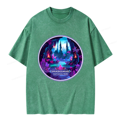 Pagewings Shadesmar National Park Unisex Washed T-shirt