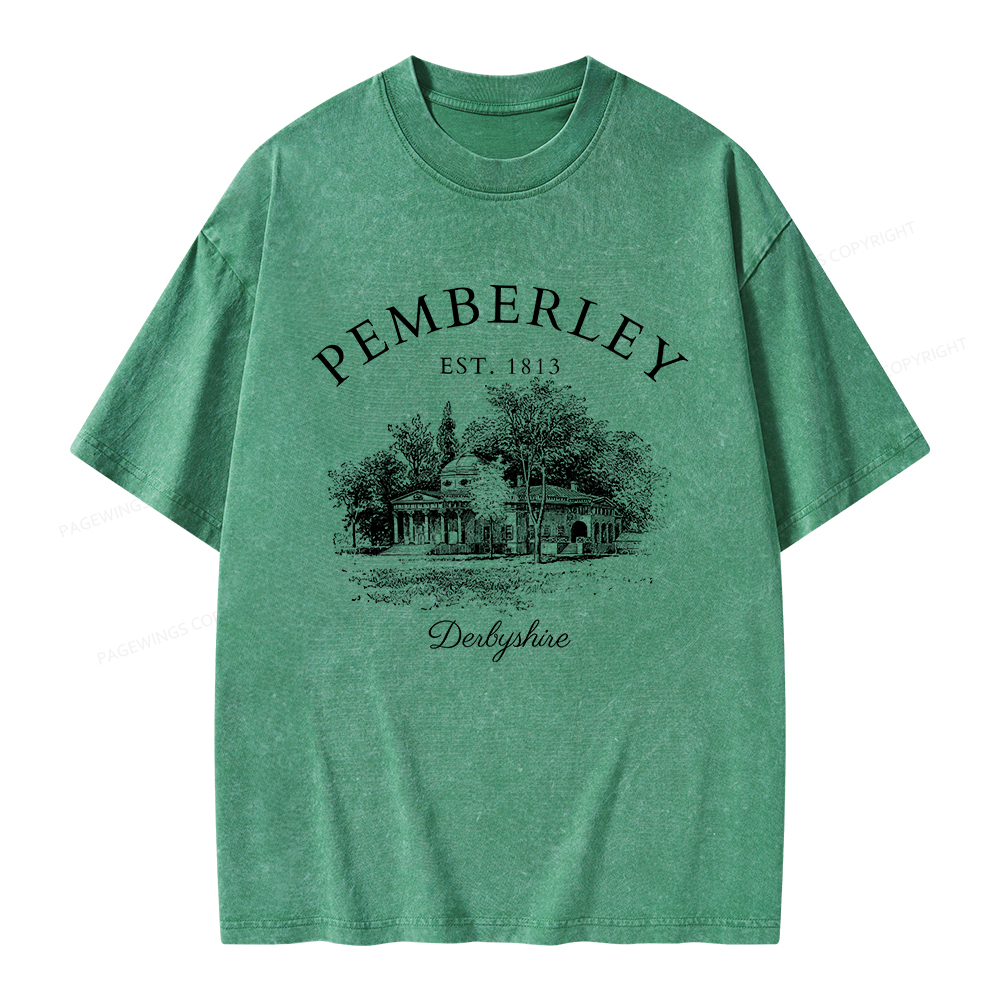 Pagewings Pemberley Unisex Washed T-shirt