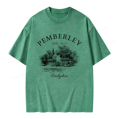 Pagewings Pemberley Unisex Washed T-shirt
