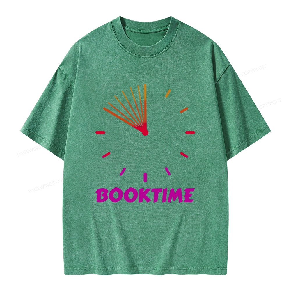 Pagewings Booktime Unisex Washed T-shirt