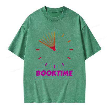 Pagewings Booktime Unisex Washed T-shirt
