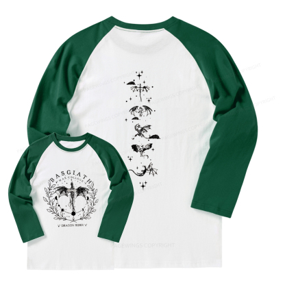 Pagewings Fantasy Team 2-Sided Long Sleeve Raglan T-shirt