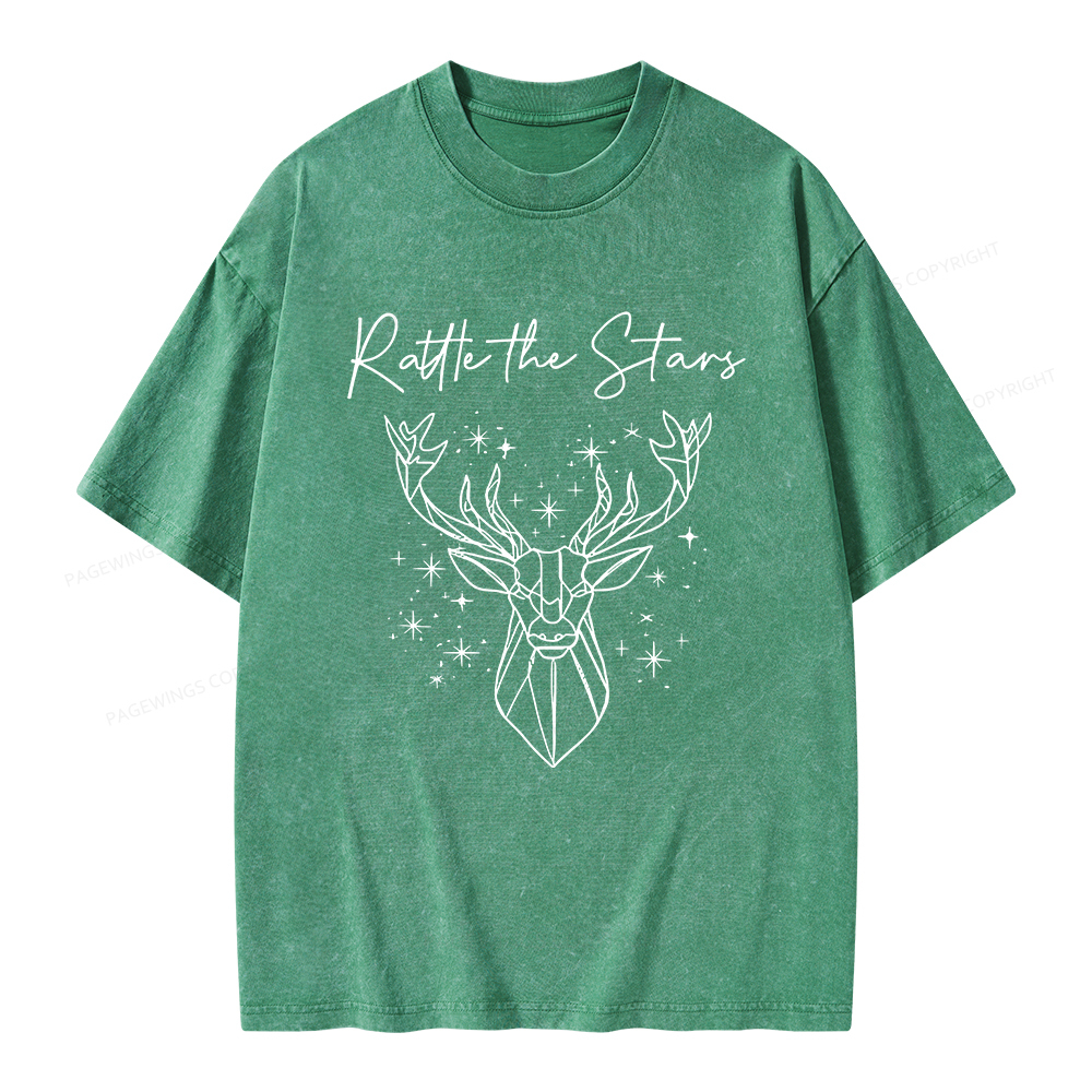 Pagewings Rattle the Stars Unisex Washed T-shirt