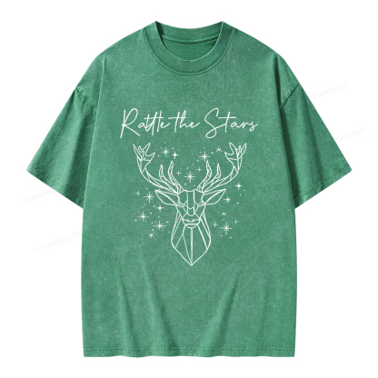 Pagewings Rattle the Stars Unisex Washed T-shirt