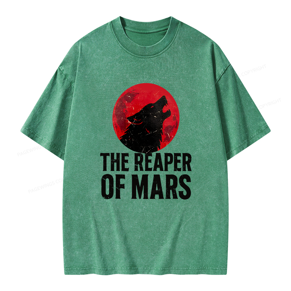 Pagewings The Reaper of Mars Unisex Washed T-shirt