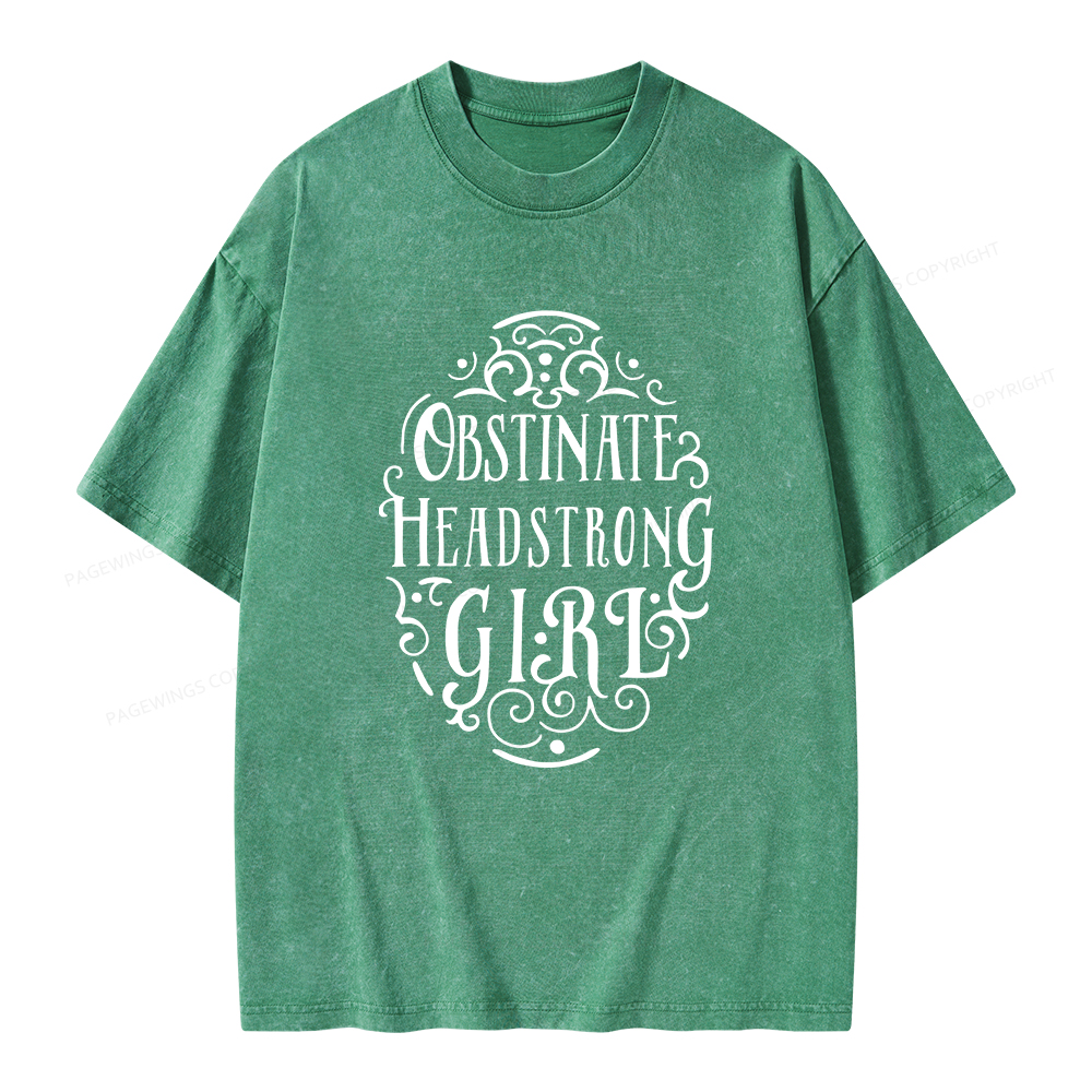 Pagewings Obstinate Unisex Washed T-shirt