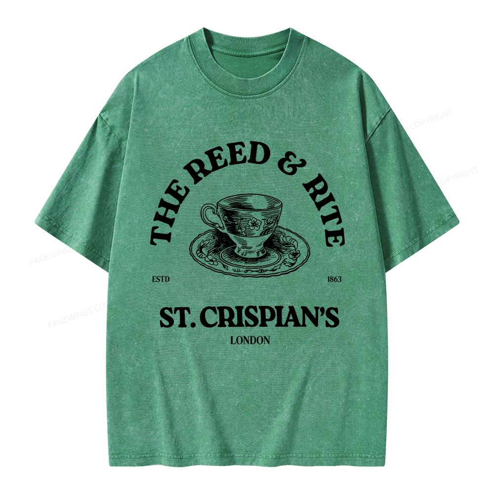 Pagewings The Reed Unisex Washed T-shirt