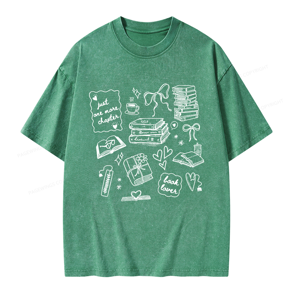 Pagewings Book Lover Unisex Washed T-shirt