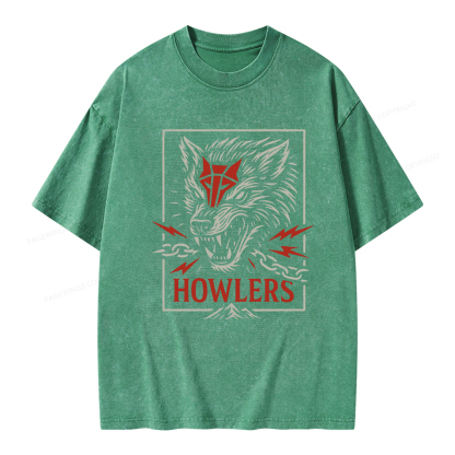 Pagewings Howlers Unisex Washed T-shirt