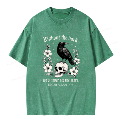 Pagewings Without The Dark Unisex Washed T-shirt