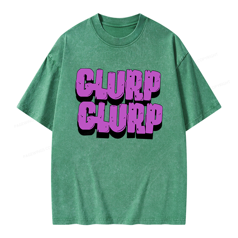 Pagewings Glurp Glurp Unisex Washed T-shirt