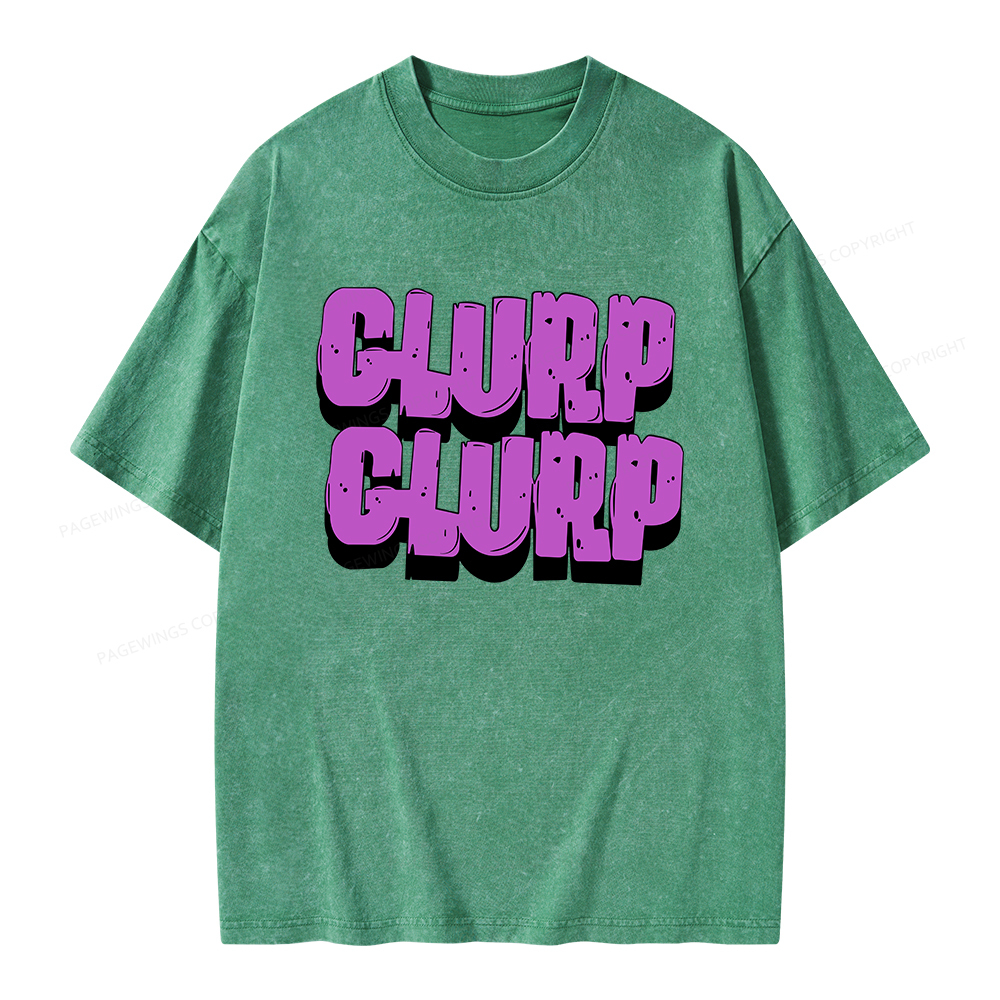 Pagewings Glurp Glurp Unisex Washed T-shirt