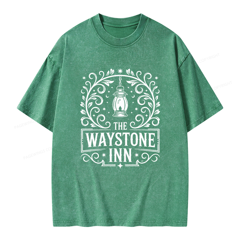Pagewings The Waystone Inn Unisex Washed T-shirt