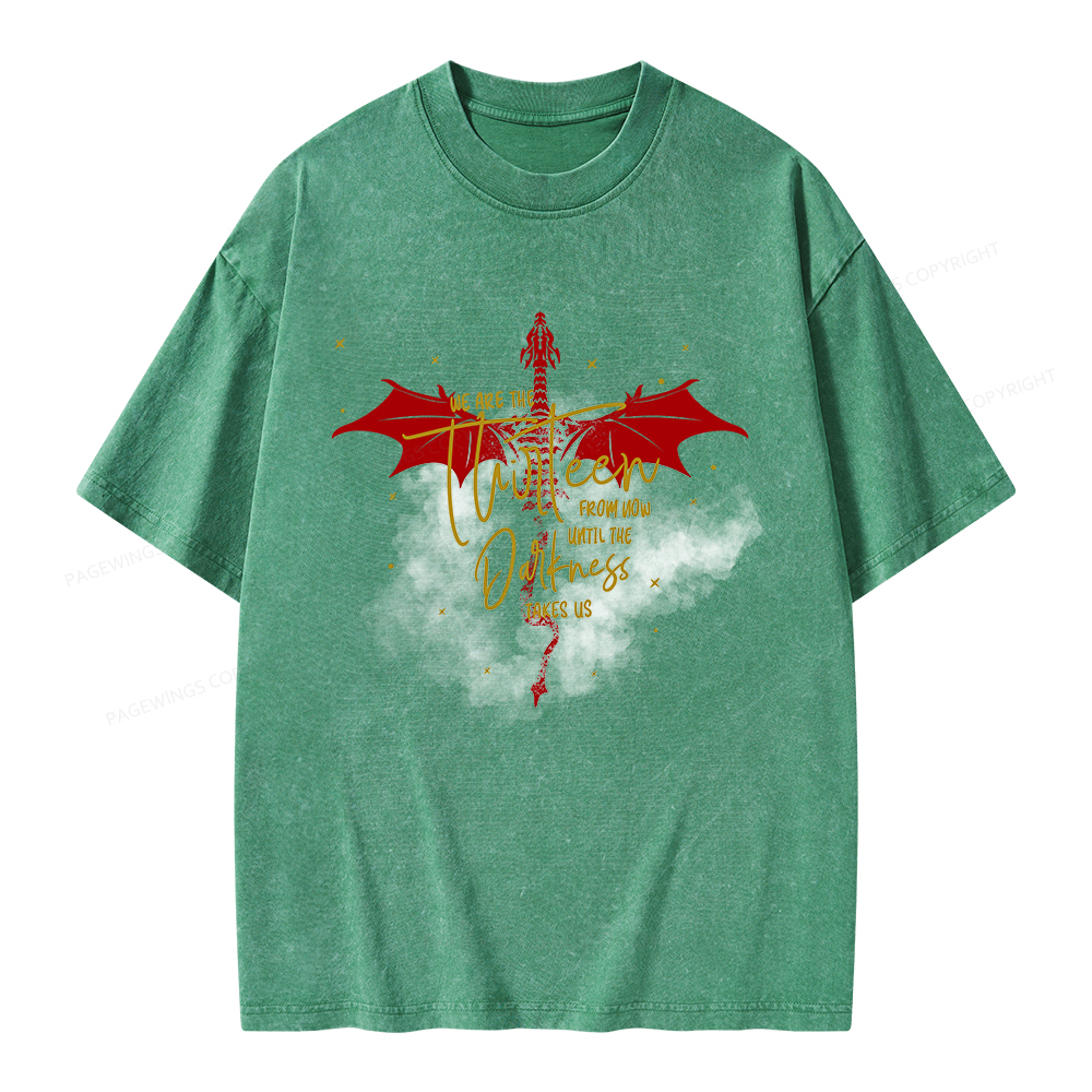 Pagewings We are the Thirteen Unisex Washed T-shirt