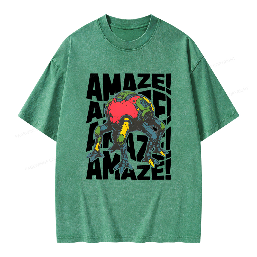 Pagewings Amaze Unisex Washed T-shirt