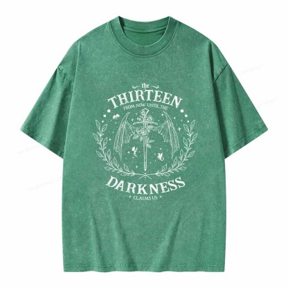Pagewings The Thirteen Throne Of Glass Unisex Washed T-shirt