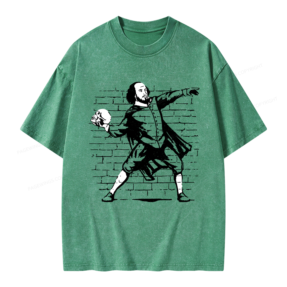 Pagewings The Poet Unisex Washed T-shirt