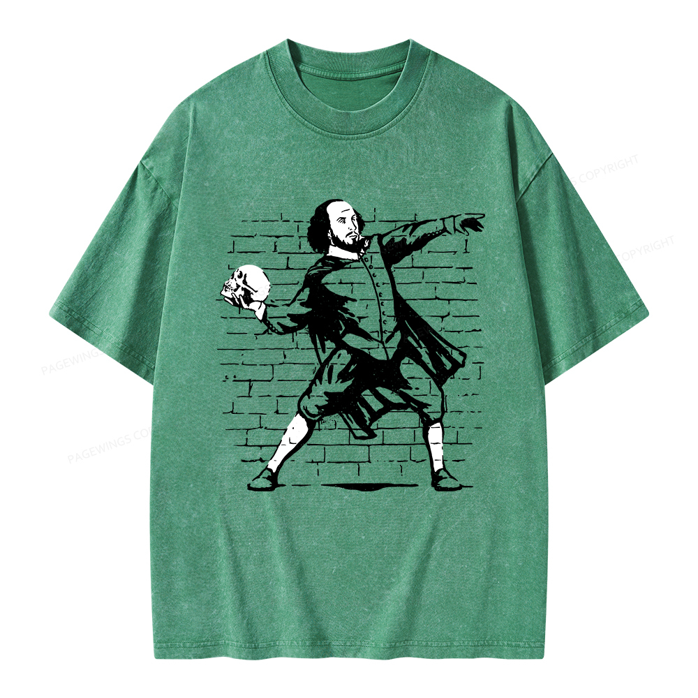 Pagewings The Poet Unisex Washed T-shirt