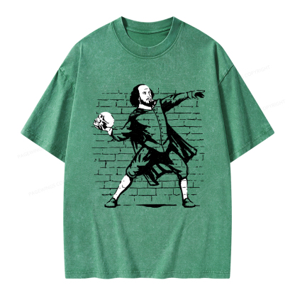 Pagewings The Poet Unisex Washed T-shirt