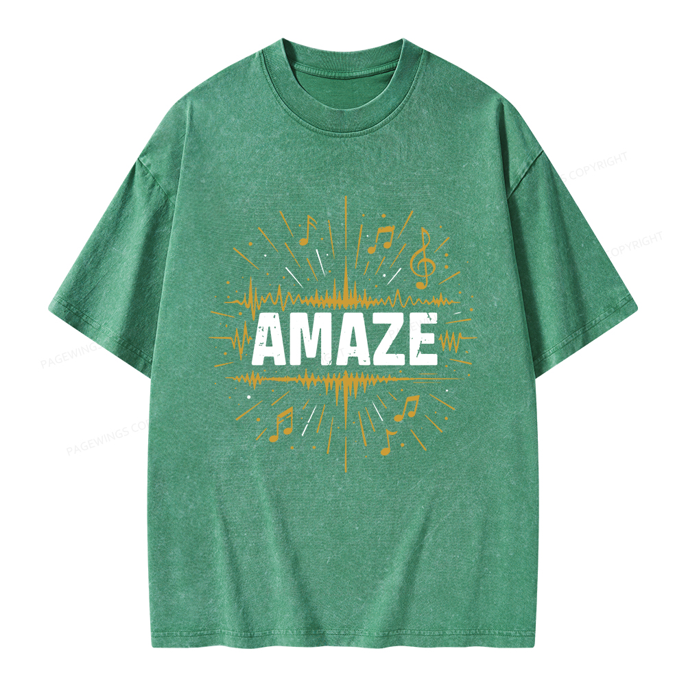 Pagewings Amaze Unisex Washed T-shirt