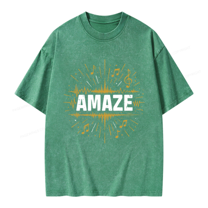 Pagewings Amaze Unisex Washed T-shirt