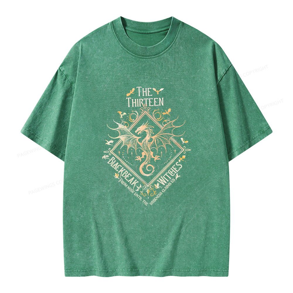 Pagewings The Thirteen Unisex Washed T-shirt