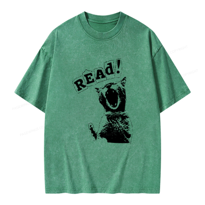 Pagewings Read Unisex Washed T-shirt