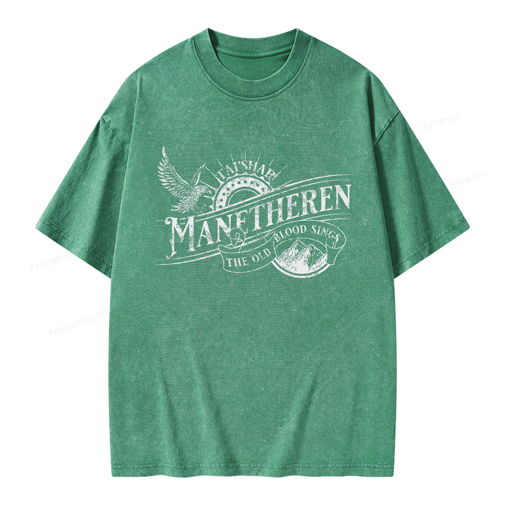 Pagewings Manetheren Unisex Washed T-shirt