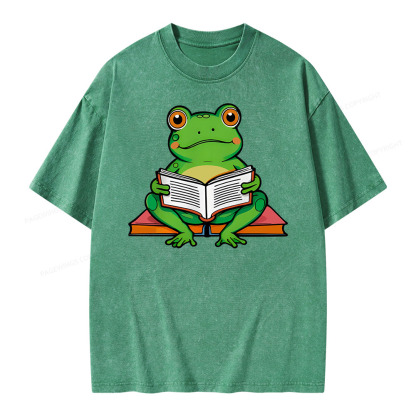 Pagewings reading book T-Shirts Unisex Washed T-shirt