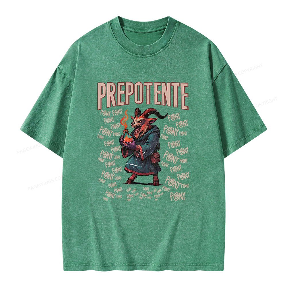 Pagewings Prepotente Unisex Washed T-shirt