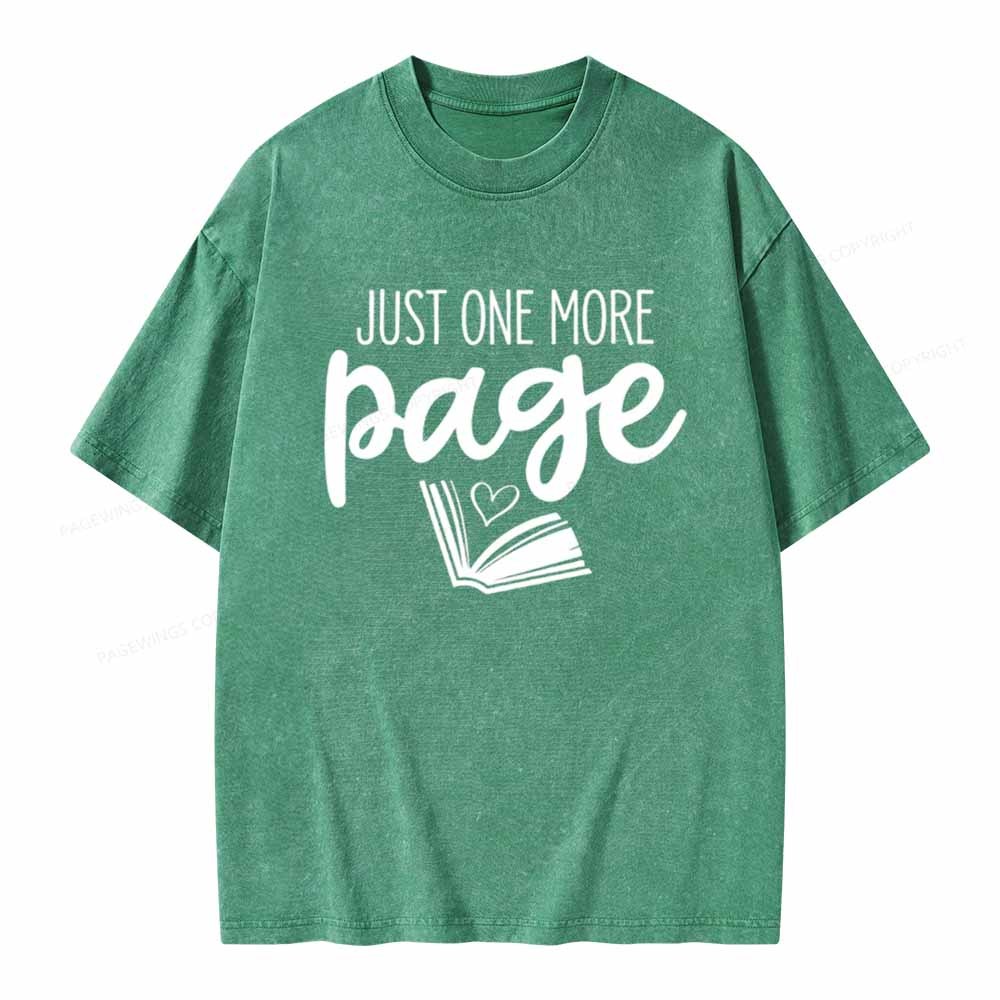 [Copy]Pagewings Books More Than People Unisex Tee Unisex Washed T-shirt