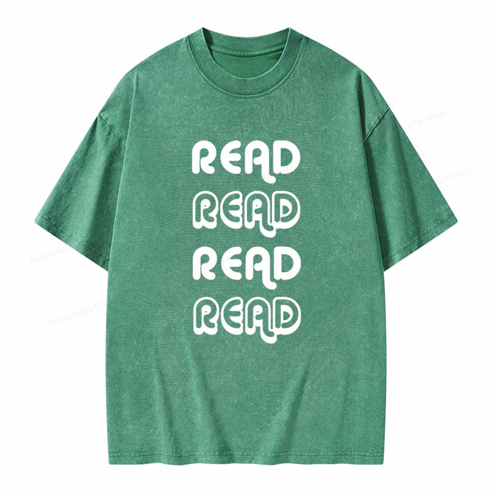 Pagewings The Read Unisex Tee Unisex Washed T-shirt