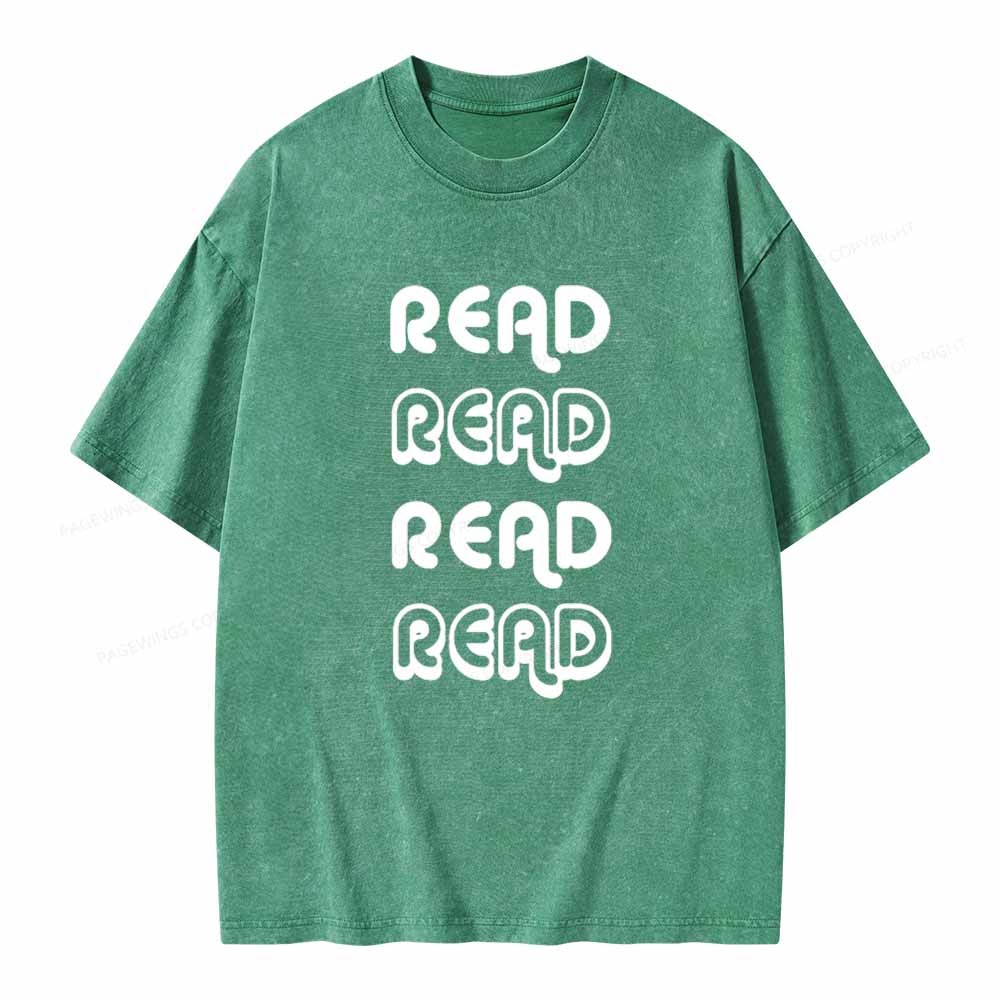Pagewings The Read Unisex Tee Unisex Washed T-shirt