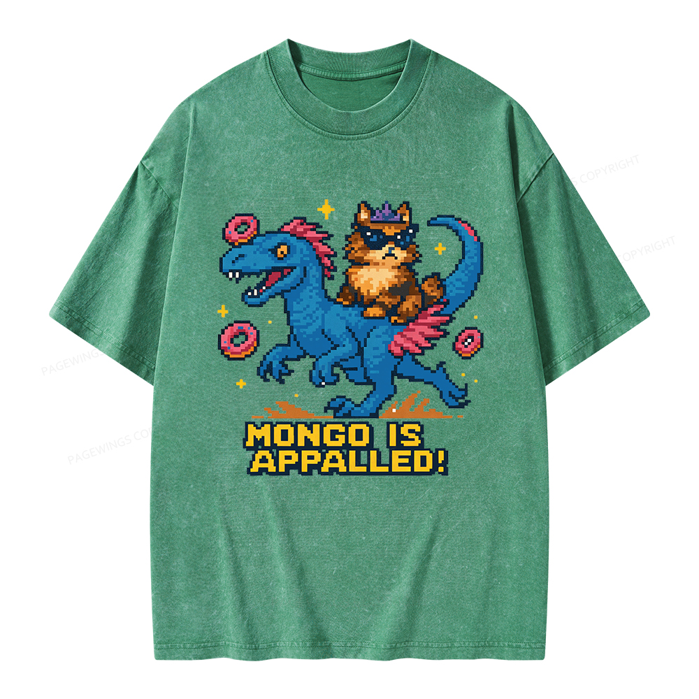 Pagewings Mongo Is Appalled Unisex Washed T-shirt