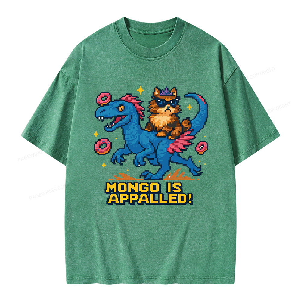 Pagewings Mongo Is Appalled Unisex Washed T-shirt