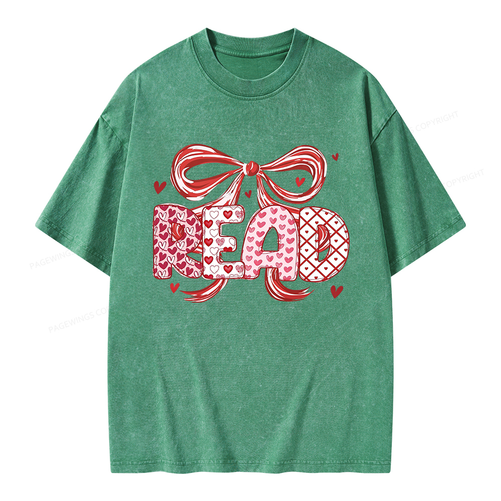 Pagewings Read Unisex Washed T-shirt