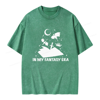 Pagewings In My Fantasy Era Unisex Washed T-shirt
