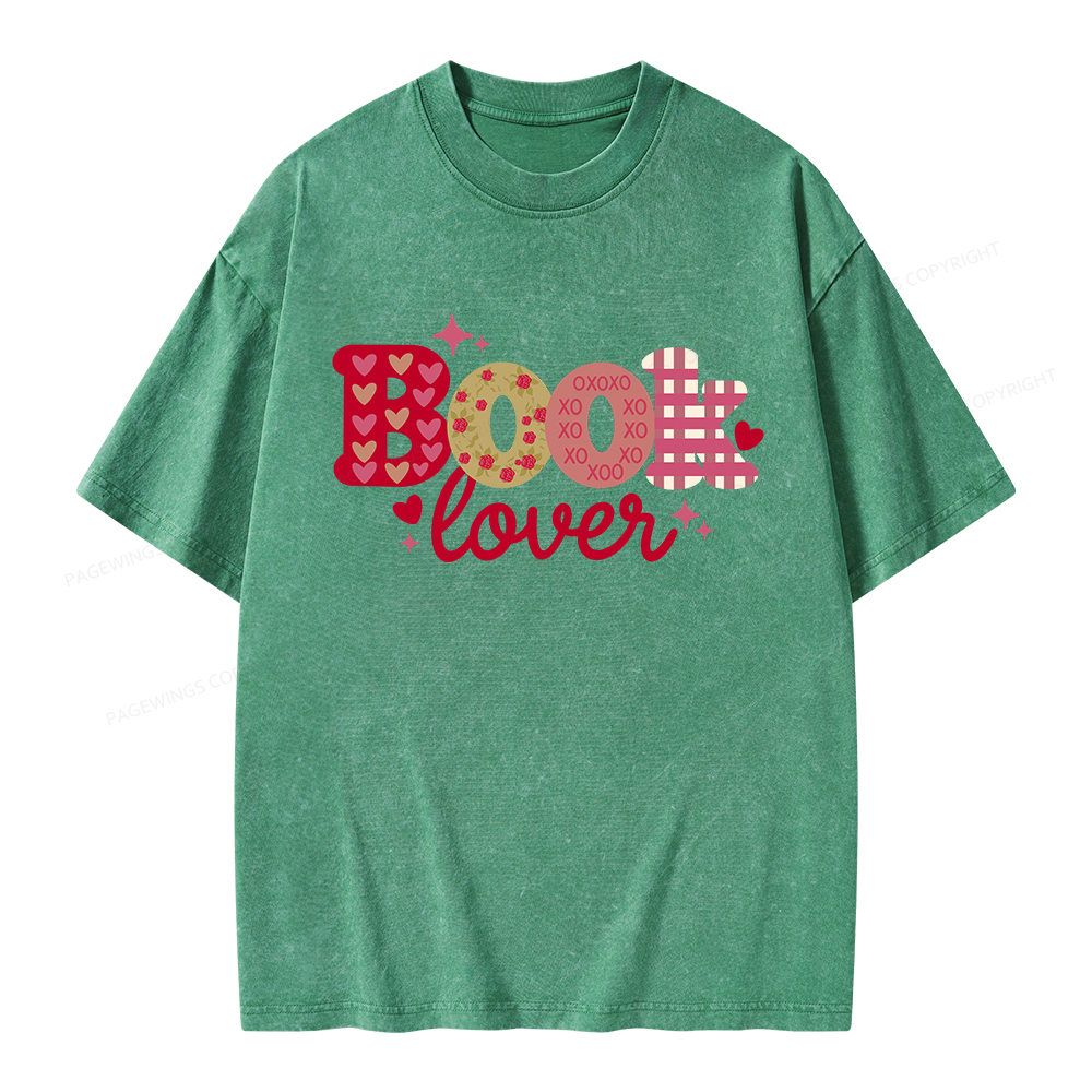 Pagewings Book Lover Unisex Washed T-shirt