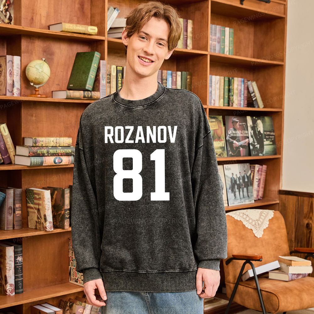 Pagewings Romance Novel Lover Unisex Washed Sweatshirt