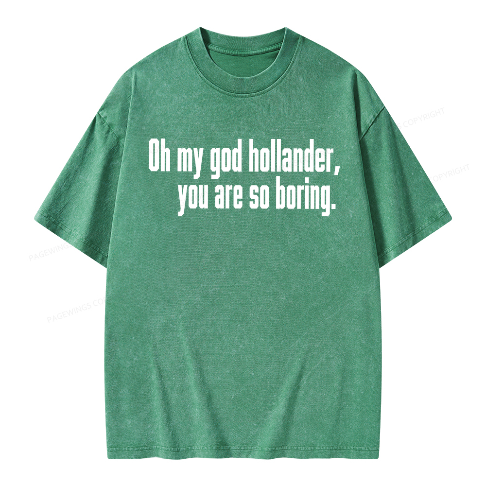 Pagewings So Boring Unisex Washed T-shirt