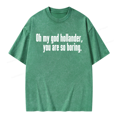 Pagewings So Boring Unisex Washed T-shirt