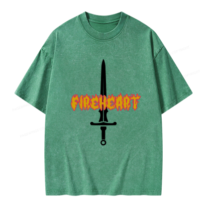 Pagewings Fireheart Aelin The Thirteen Unisex Washed T-shirt