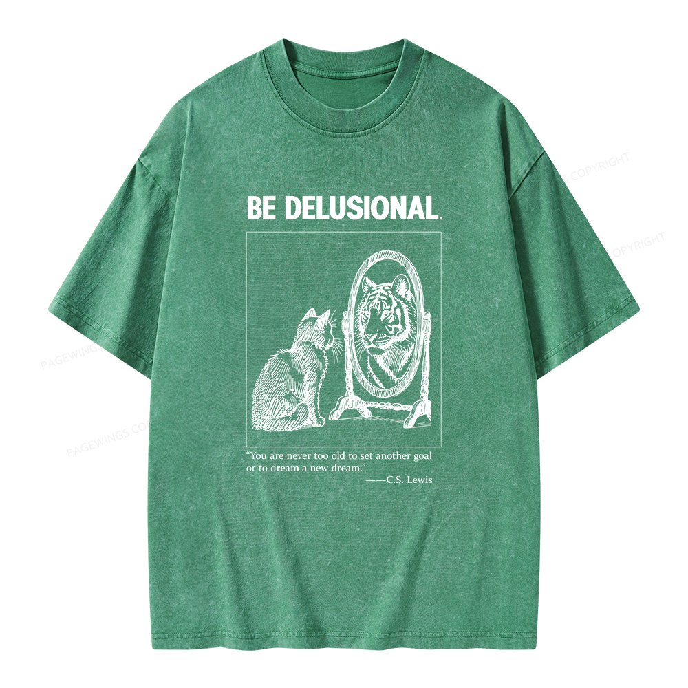 Pagewings You Are Never Too Old To Set Another Goal  Unisex Washed T-shirt