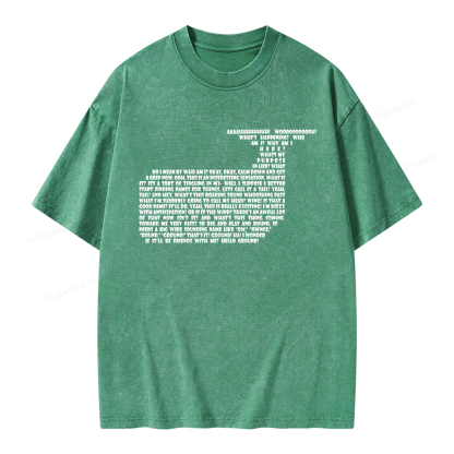 Pagewings Sci-Fi Book Lover Unisex Washed T-shirt