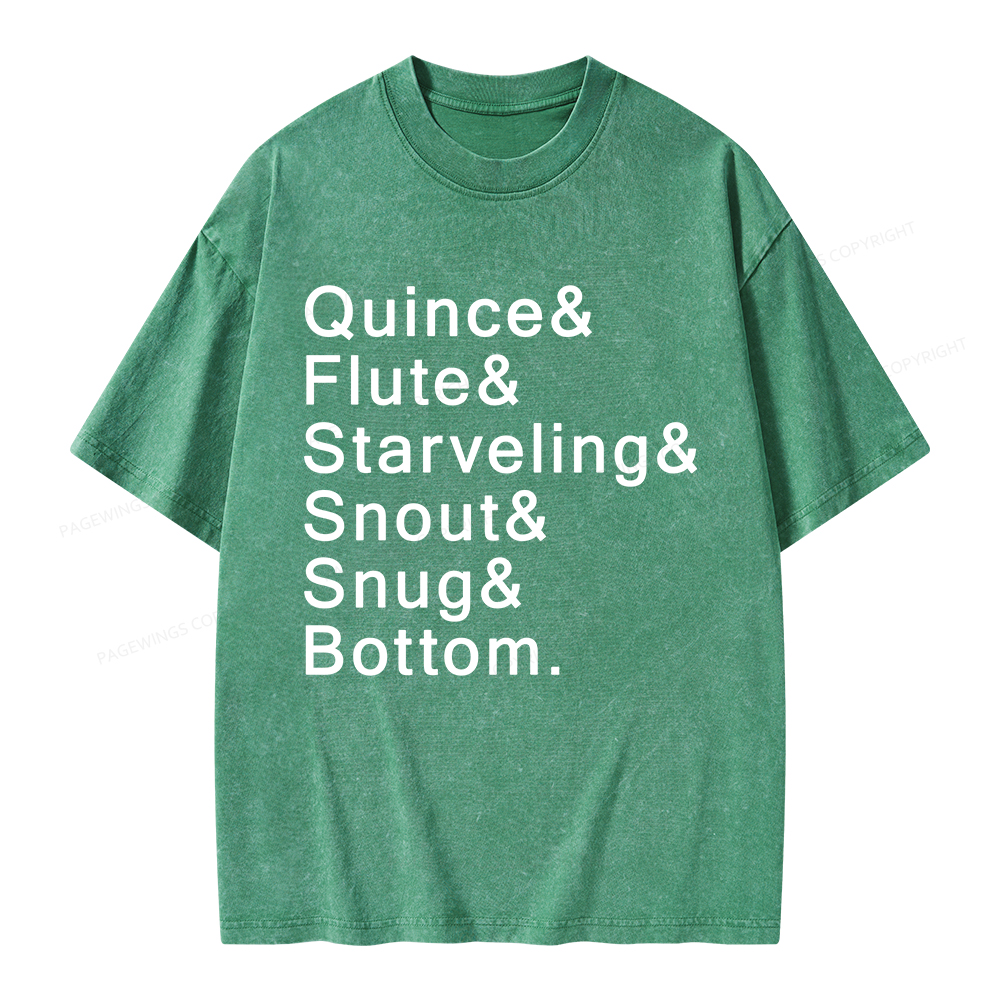 Pagewings The Mechanicals Unisex Washed T-shirt