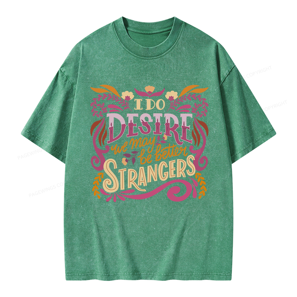 Pagewings Better Strangers Unisex Washed T-shirt