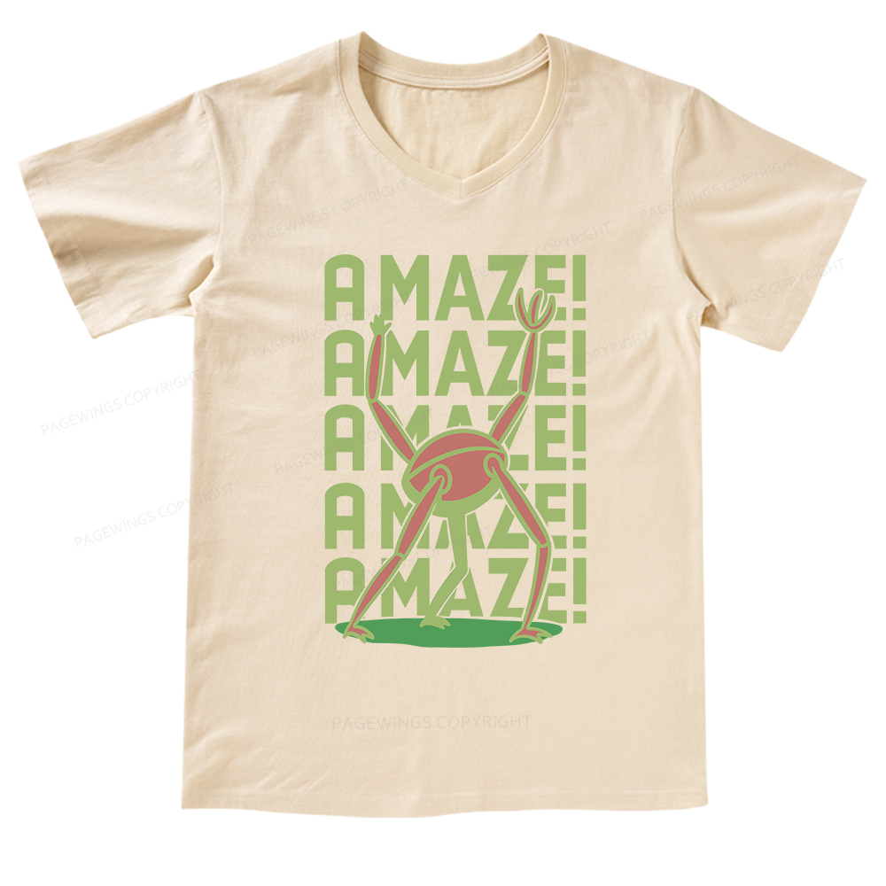 Pagewings Rocky Amaze V-neck T-shirt