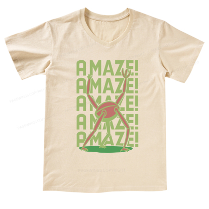 Pagewings Rocky Amaze V-neck T-shirt